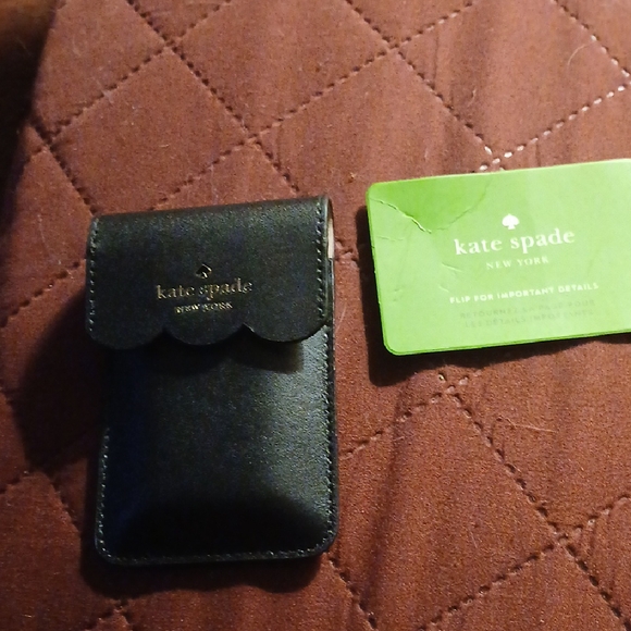 kate spade Accessories - Kate Spade Black Leather Card Case